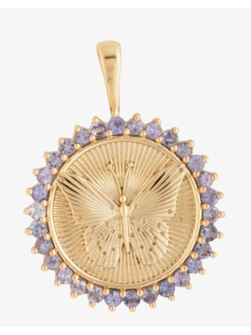 Jane Win Butterfly Pendant Necklace